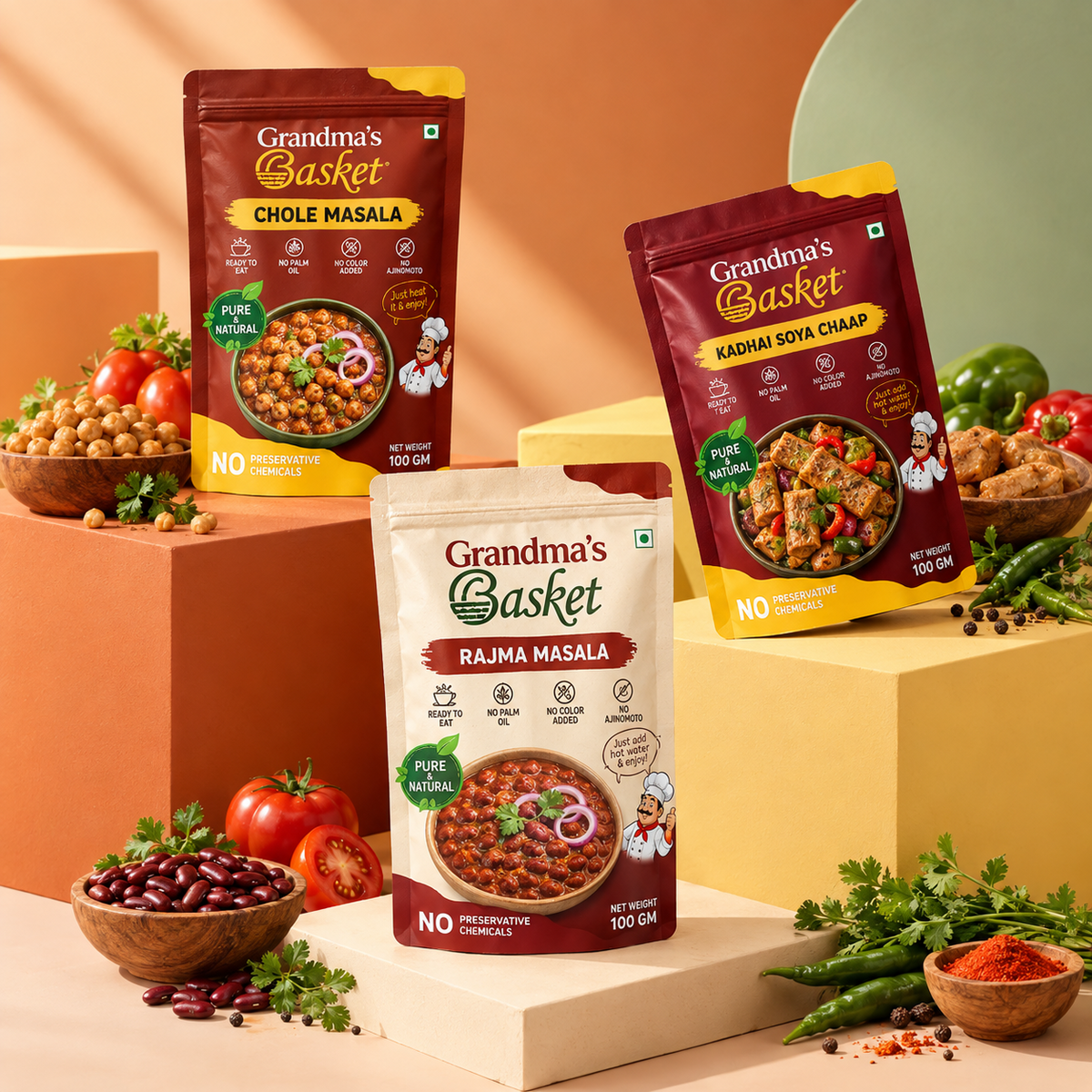 Desi Protein Feast - Pack of 3