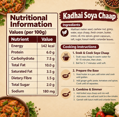 Kadhai Soya Chaap